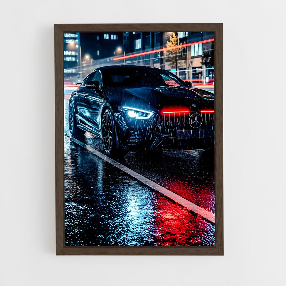 Poster Nocturne AMG – affiche Mercedes (vue 5)